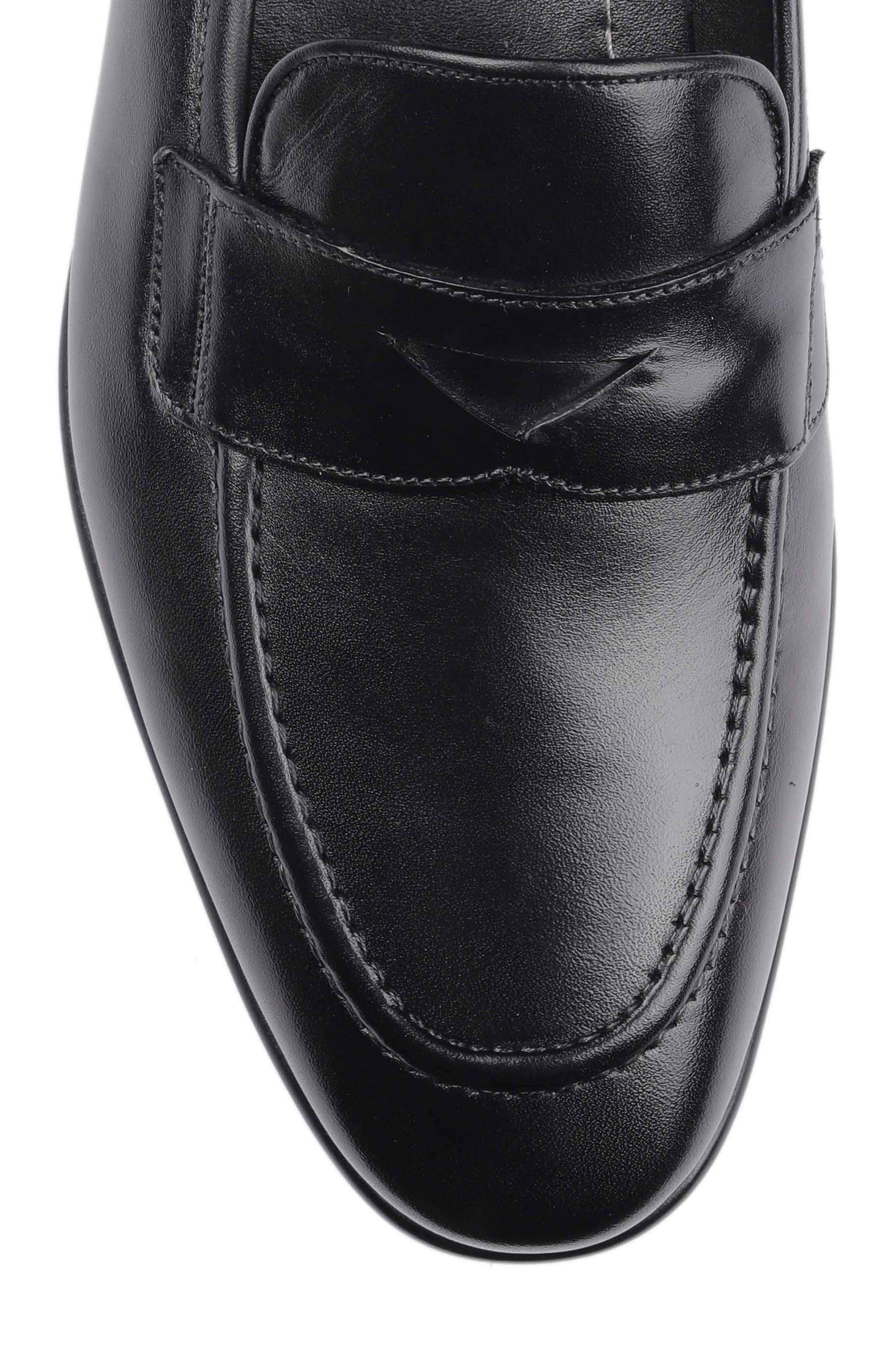 VELLAPAIS Galano Penny Loafer, Alternate, color, Black