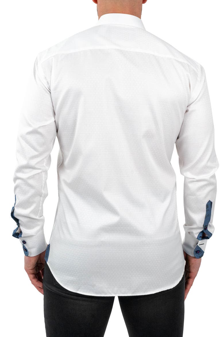 Einstein Jacqcoquillage White Button-Up Shirt, Alternate, color, WHITE
