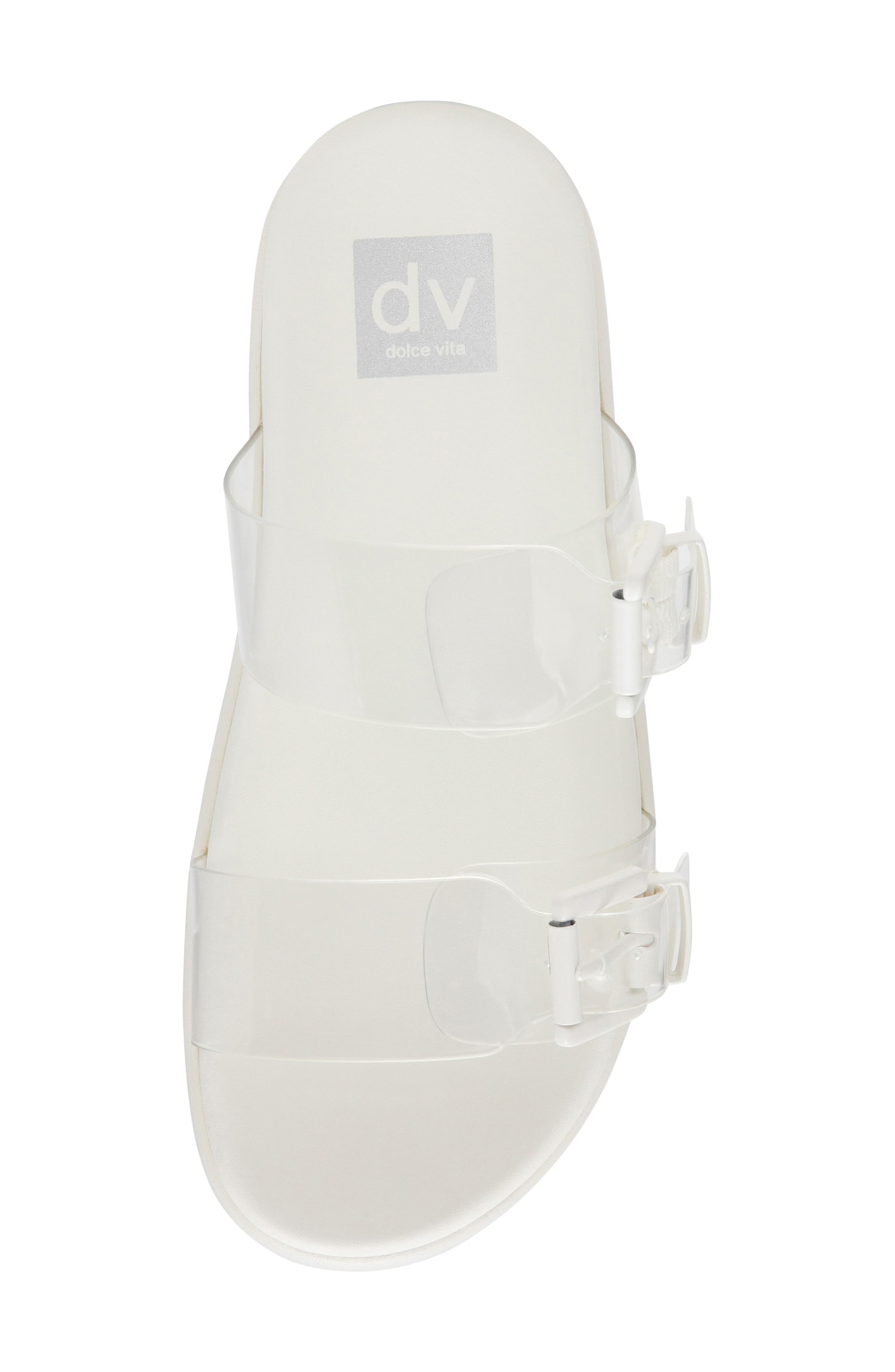 DV by Dolce Vita Kids' Fruity Sandal, Alternate, color, Clear