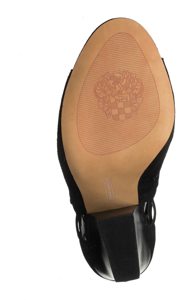 Vince Camuto Kassa Open Toe Bootie, Alternate, color,