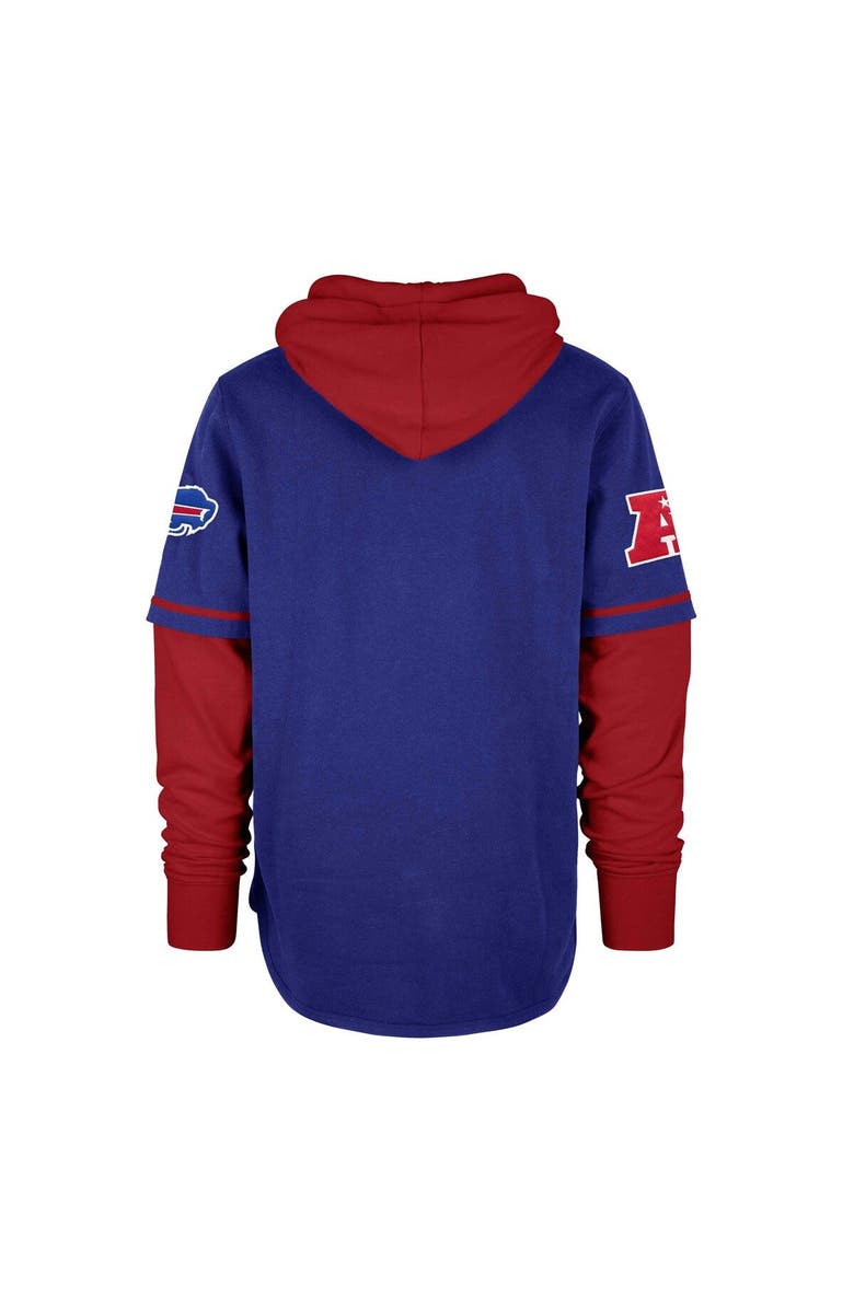 '47 Men's '47 Royal Buffalo Bills Shortstop Pullover Hoodie, Alternate, color, Royal