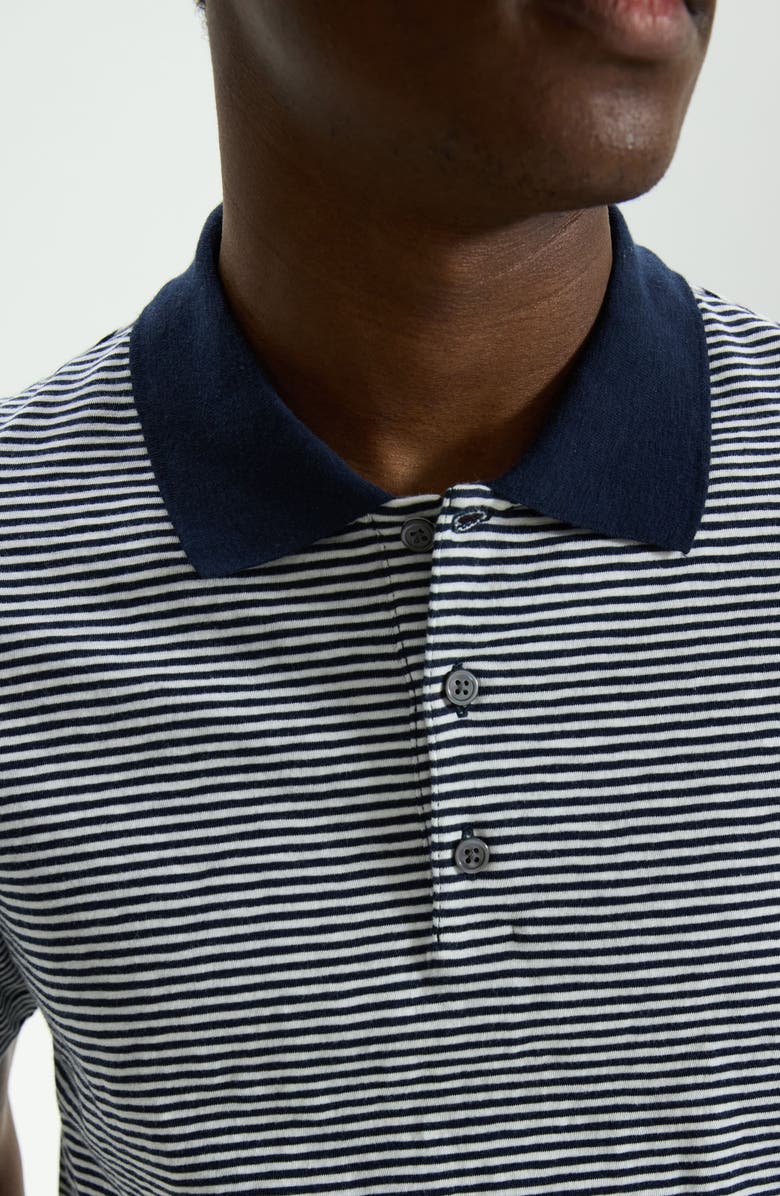 Theory Bron D. Cosmos Stripe Cotton Polo, Alternate, color, 