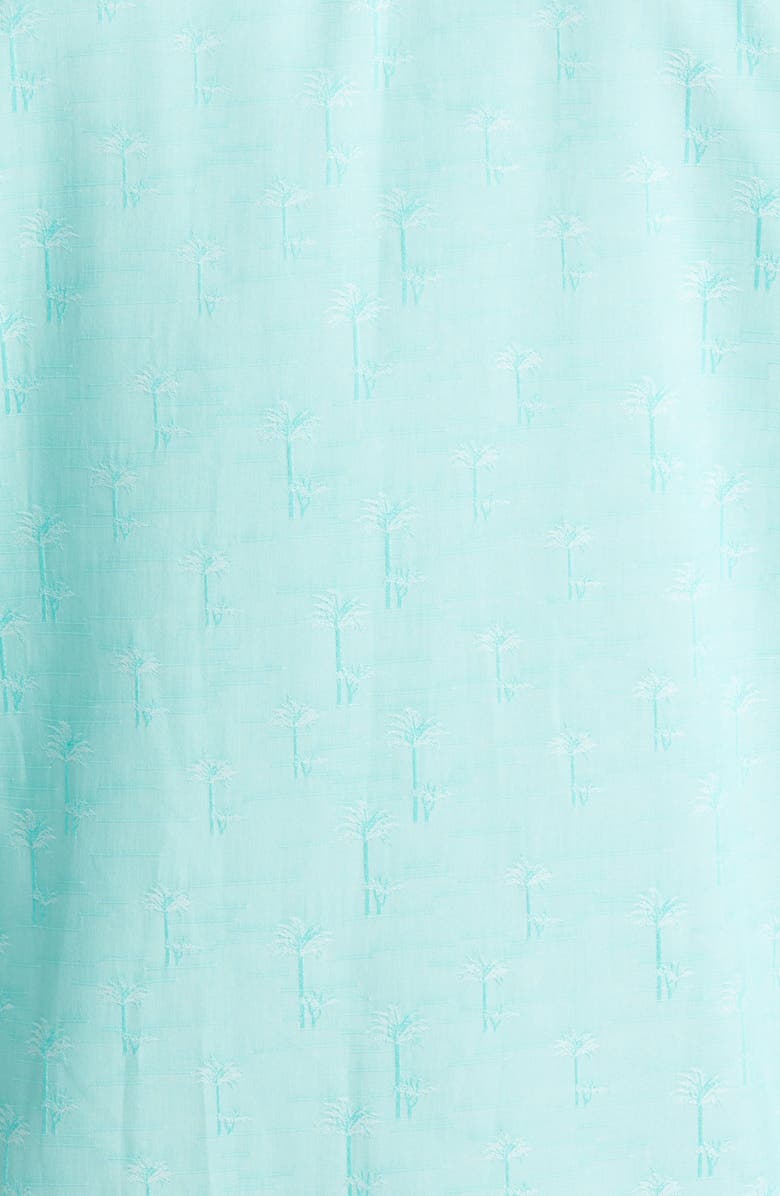Tommy Bahama Mojito Bay Palm Row Coolmax<sup>®</sup> Short Sleeve Button-Up Shirt, Alternate, color, Kohala Teal