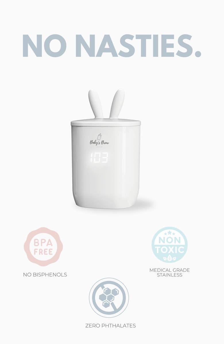 Baby's Brew 3.0 Portable Bottle Warmer Pro with MAM Adapter, Alternate, color, Marble