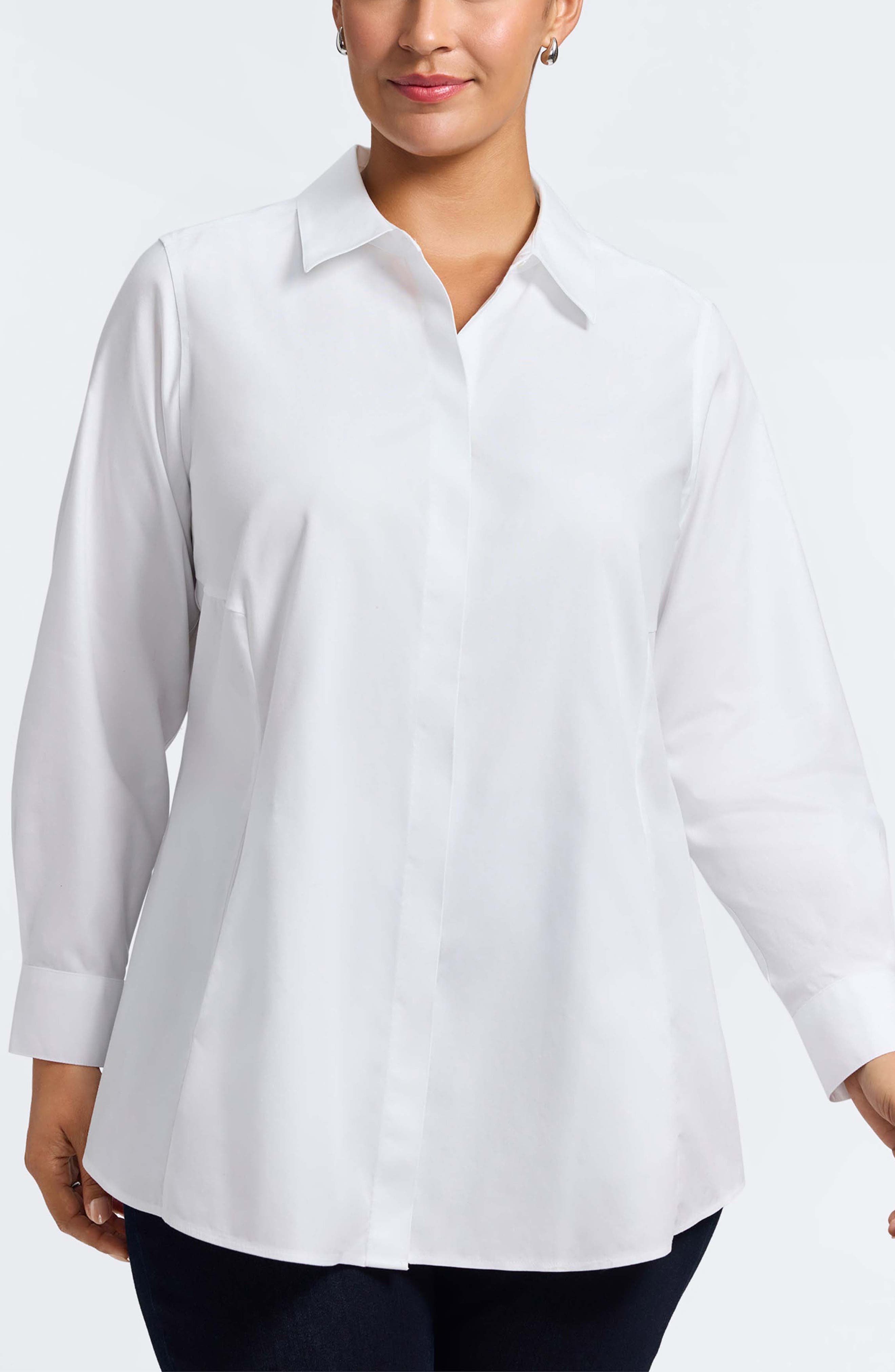 Cici Non-Iron Tunic Blouse