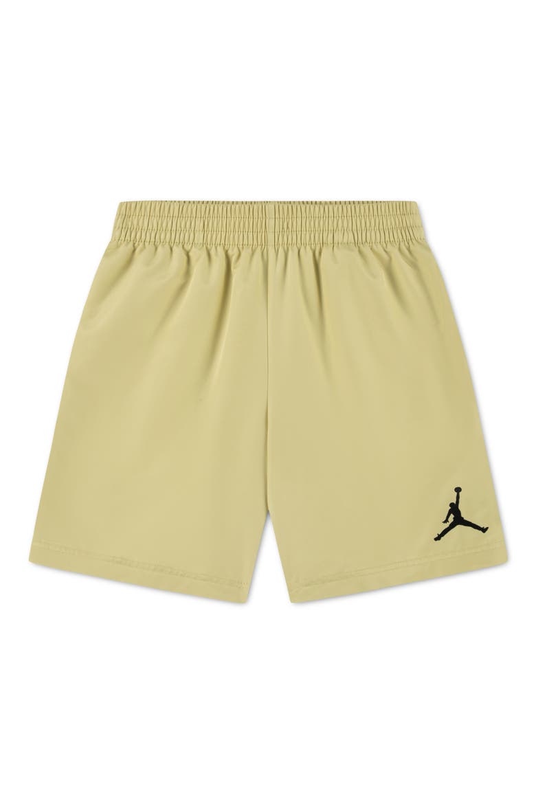 Kids' Jumpman Drawstring Shorts, Main, color, LEMON WASH