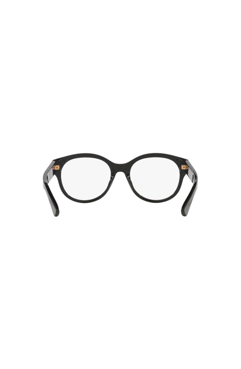 Gucci 53mm Round optical glasses, Alternate, color, Black