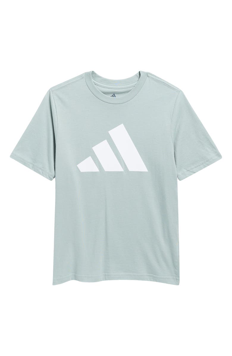 adidas Kids' Logo Graphic T-Shirt, Main, color, Wonder Sage