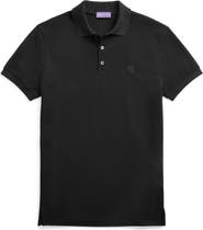 Ralph Lauren Purple Label Embroidered Logo Cotton Piqué Polo