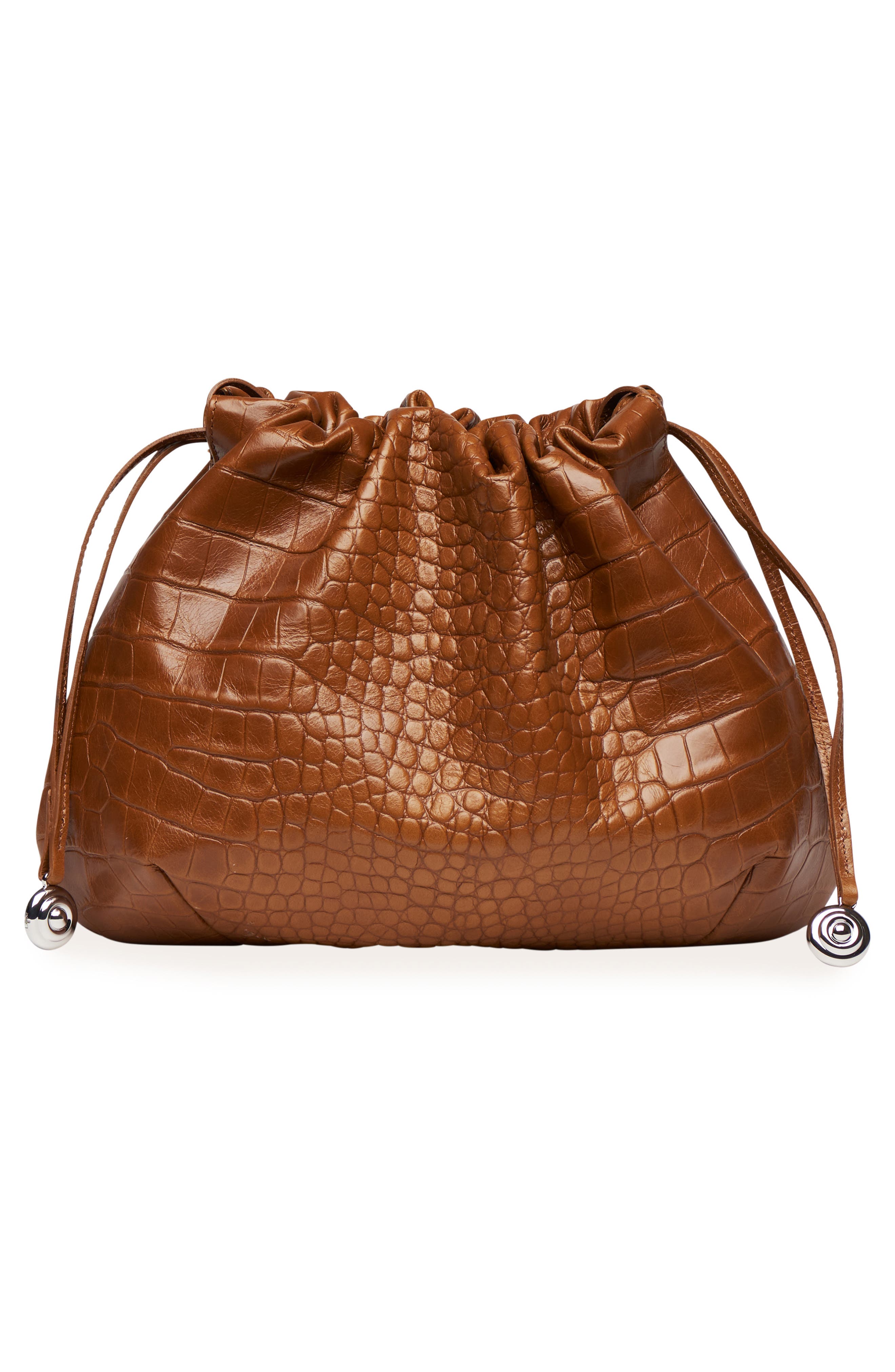 LIFFNER Charm Pouch Embossed Leather Shoulder Bag, Alternate, color, 