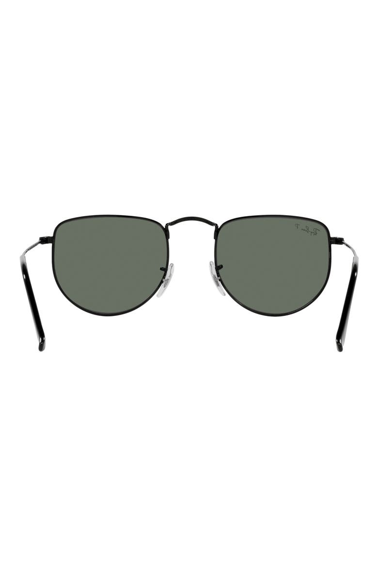 50mm Polarized Irregular Sunglasses, Alternate, color, BLACK