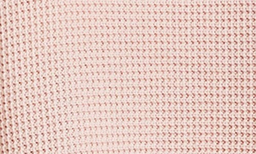 Barefoot Dreams Waffle Knit Pullover In Bella Pink