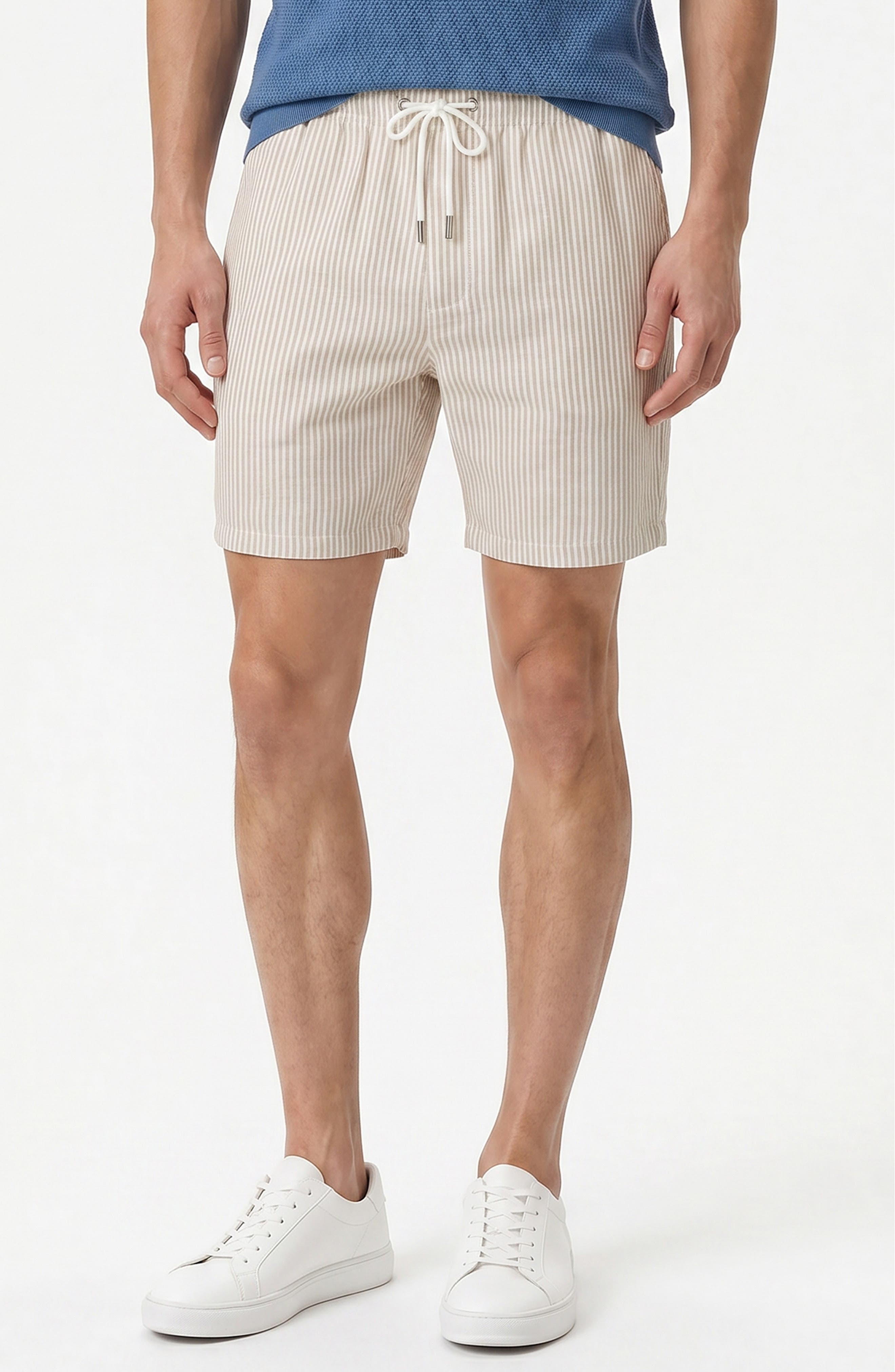 Onia Linen Blend Pull-On Shorts
