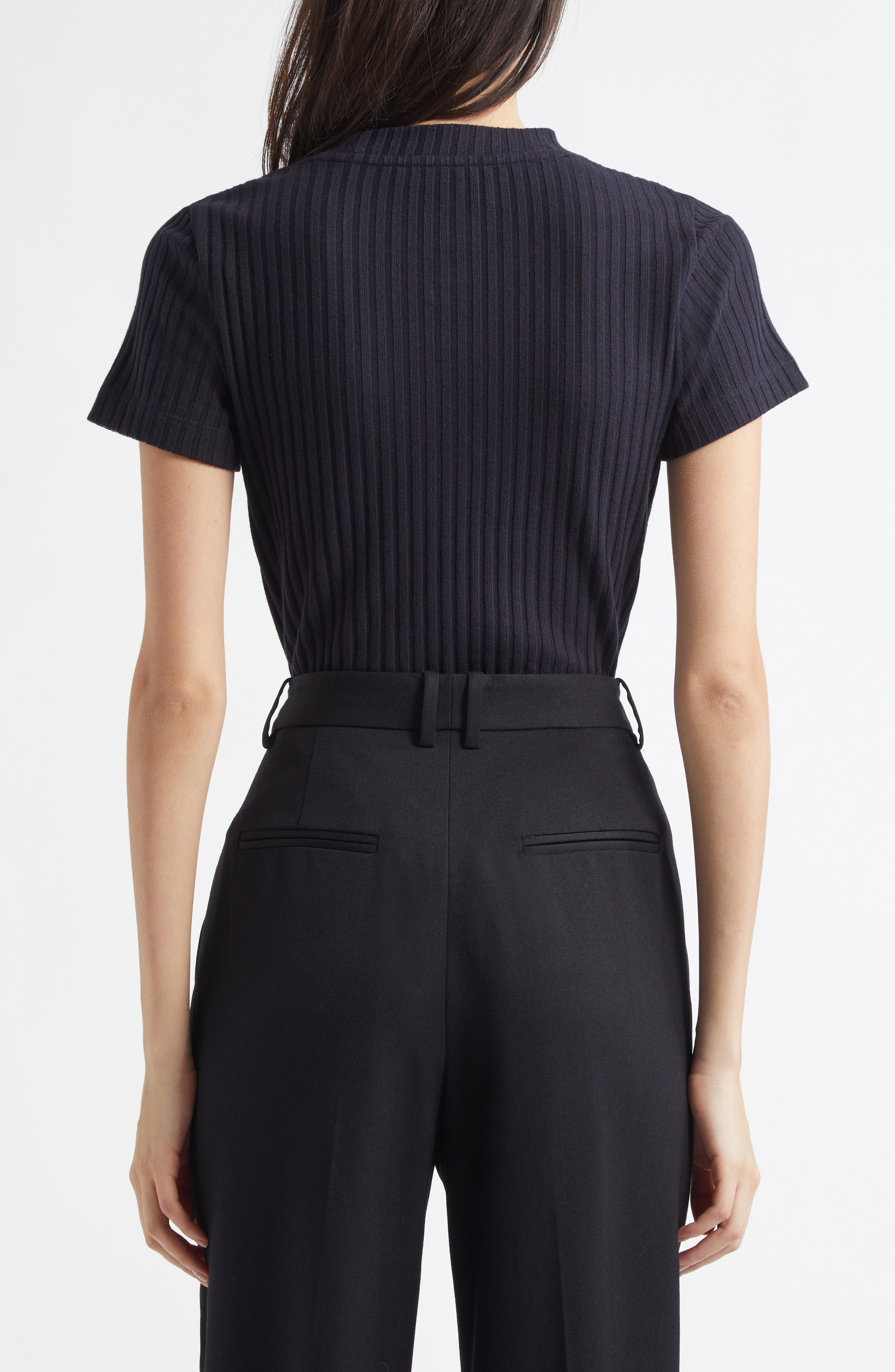 Rib Crewneck Top - image 4