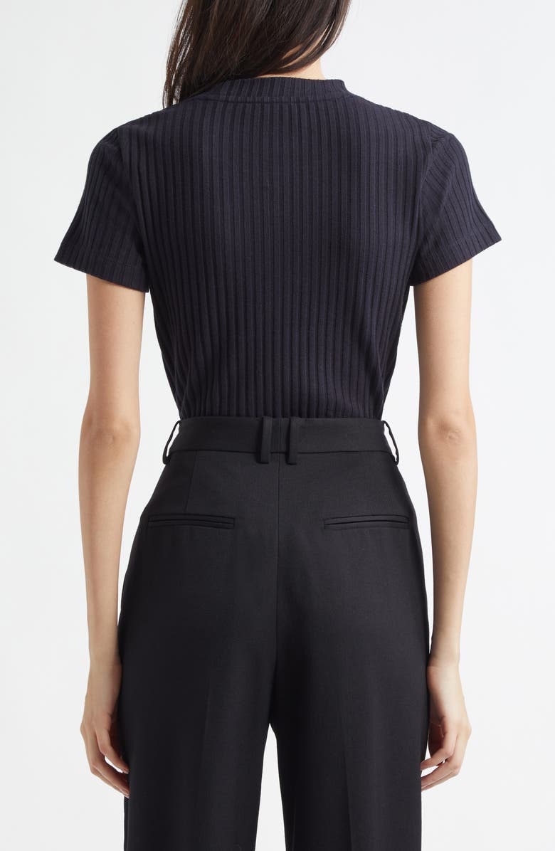 Vince Rib Crewneck Top, Alternate, color, Coastal Blue