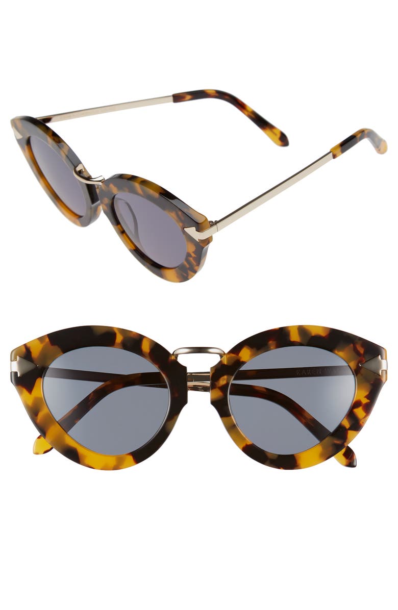 Karen Walker 'Lunar Flowerpatch' 49mm Sunglasses, Alternate, color,