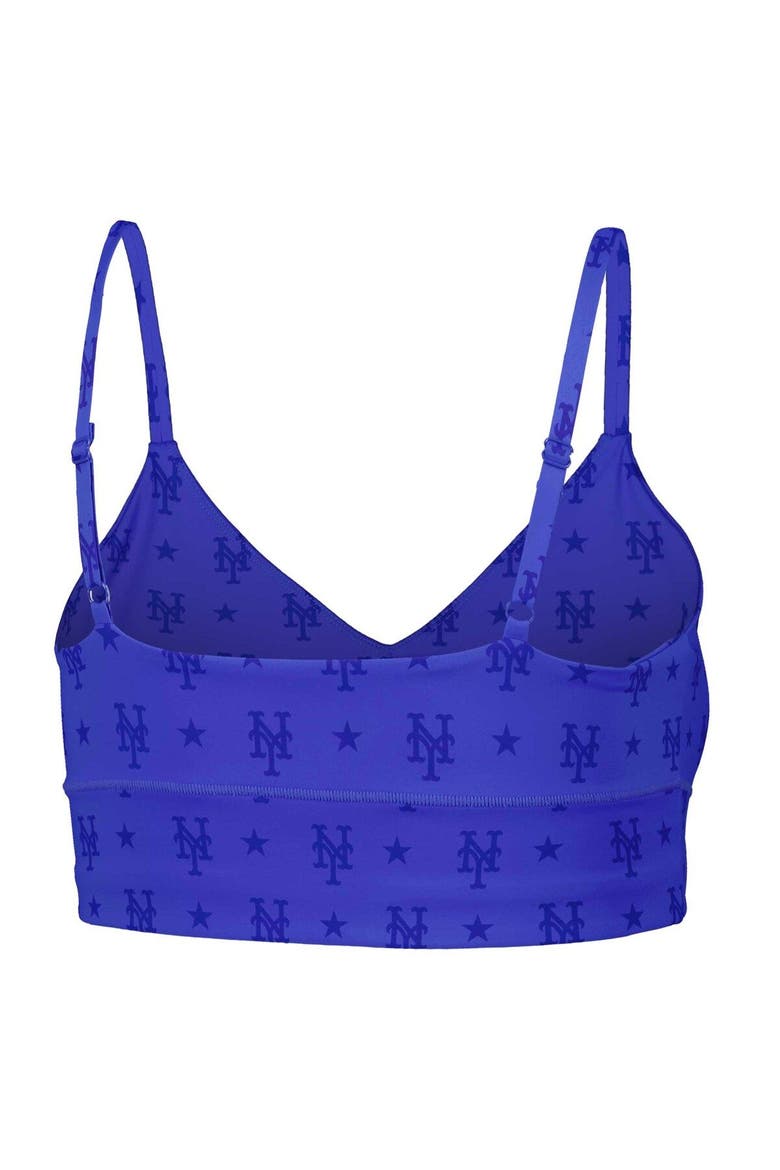 Women's Terez Royal New York Mets Active Bra, Alternate, color, Royal