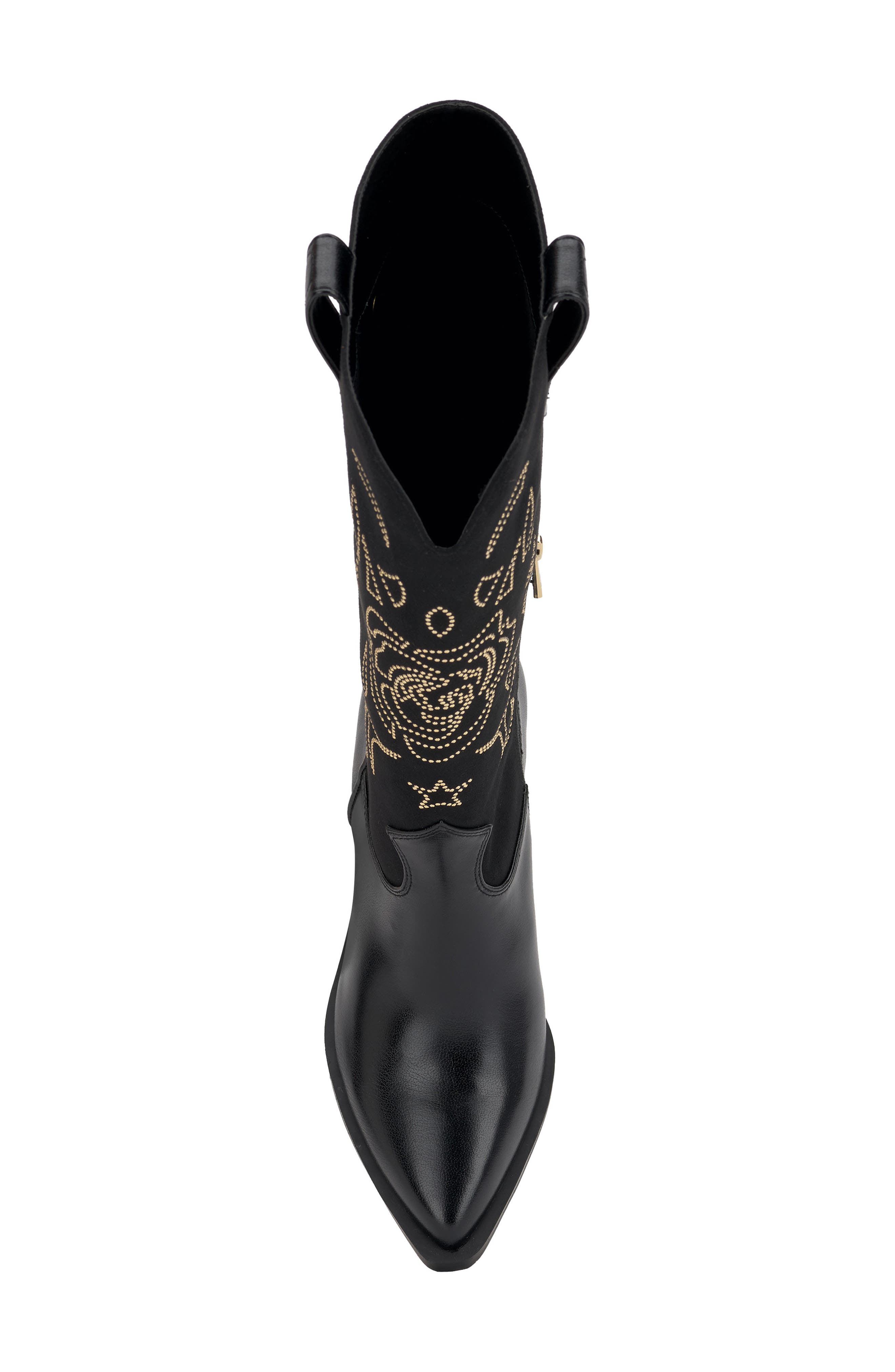 Jessica Simpson Zodra Western Boot, Alternate, color, Black