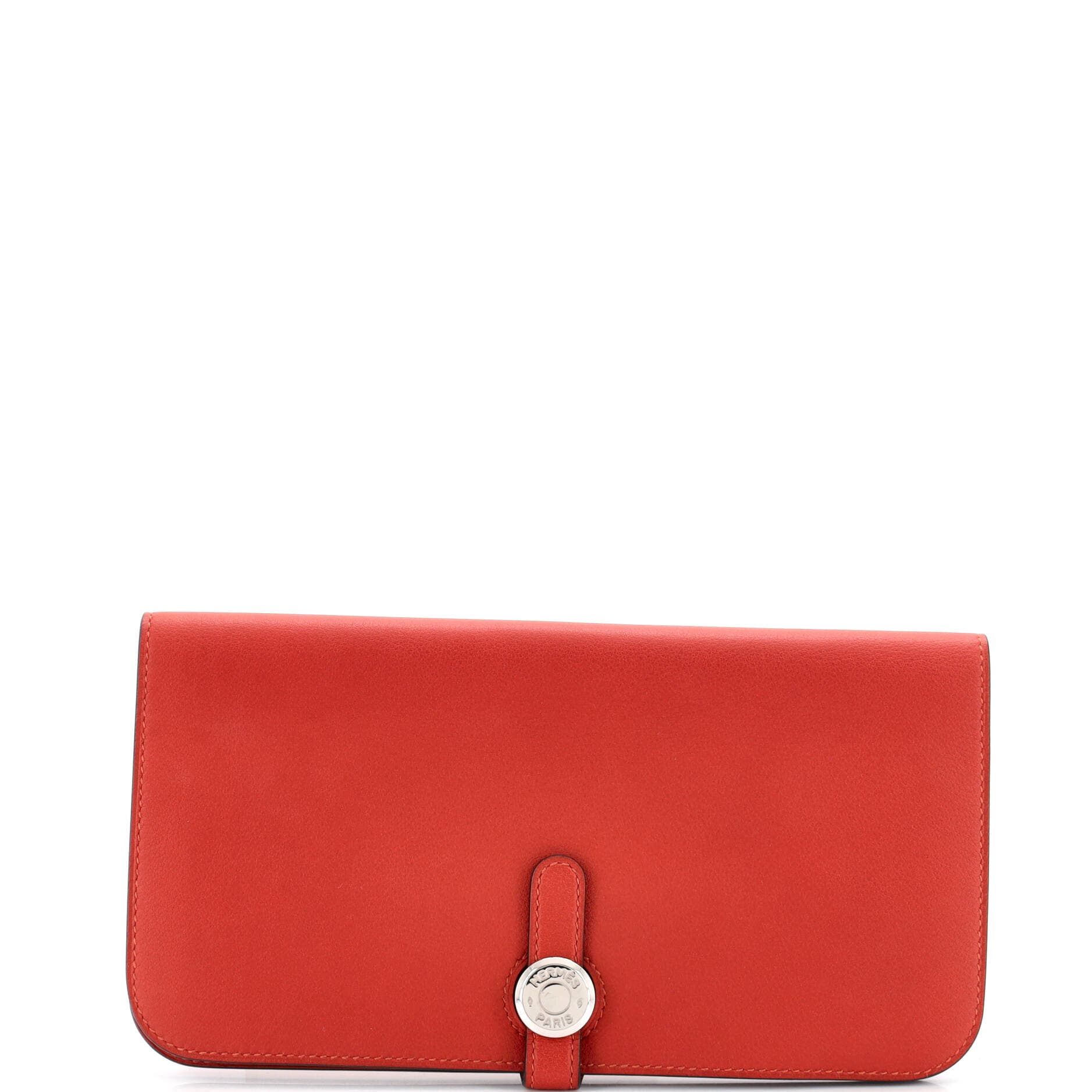Dogon Recto Verso Wallet Leather, Main, color, Orange