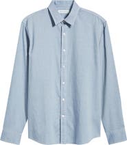 James Campbell Coronas Regular Fit Cotton Button-Up Shirt