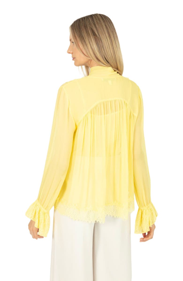SECRET MISSION Davina Blouse, Alternate, color, Lemon Sorbet