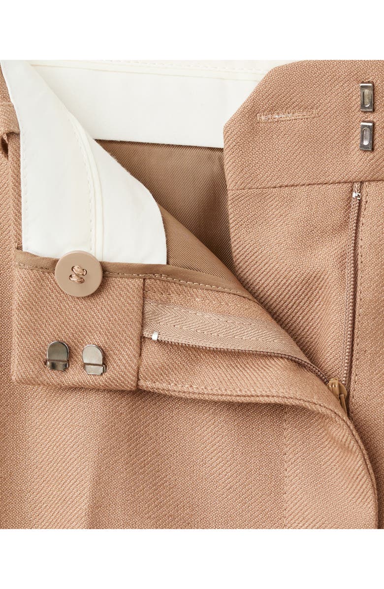 MANGO Natalie Pants, Alternate, color, Medium Brown