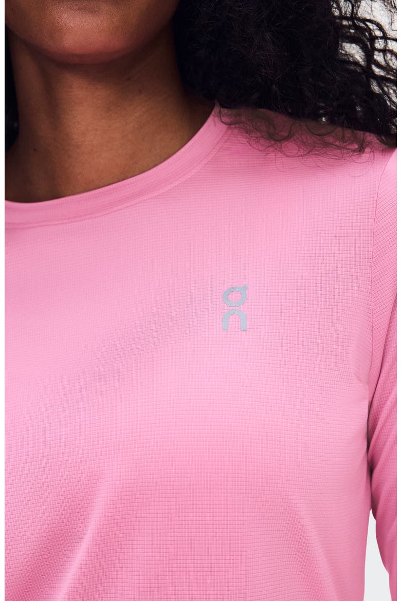 Core Long Sleeve Running T-Shirt, Alternate, color, BUBBLEGUM