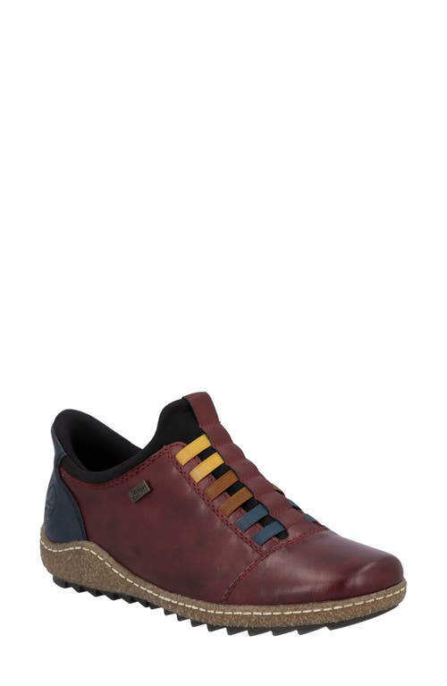Rieker Liv 62 Slip-on Sneaker In Burgundy