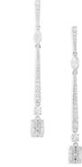 Nadri Rae Cubic Zirconia Linear Drop Earrings