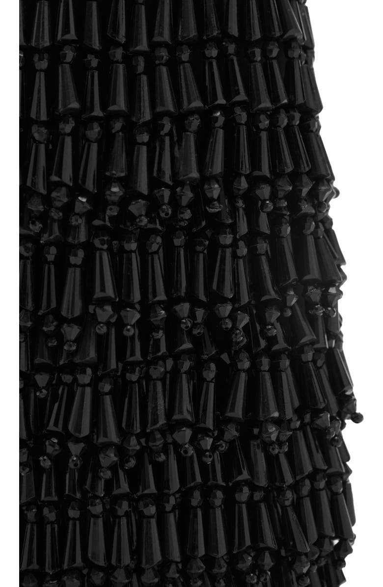 MANGO Beaded Drawstring Bucket Bag, Alternate, color,