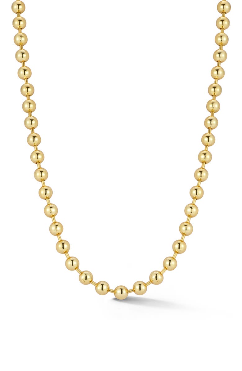 CHLOE AND MADISON Ball Chain Necklace, Main, color, 