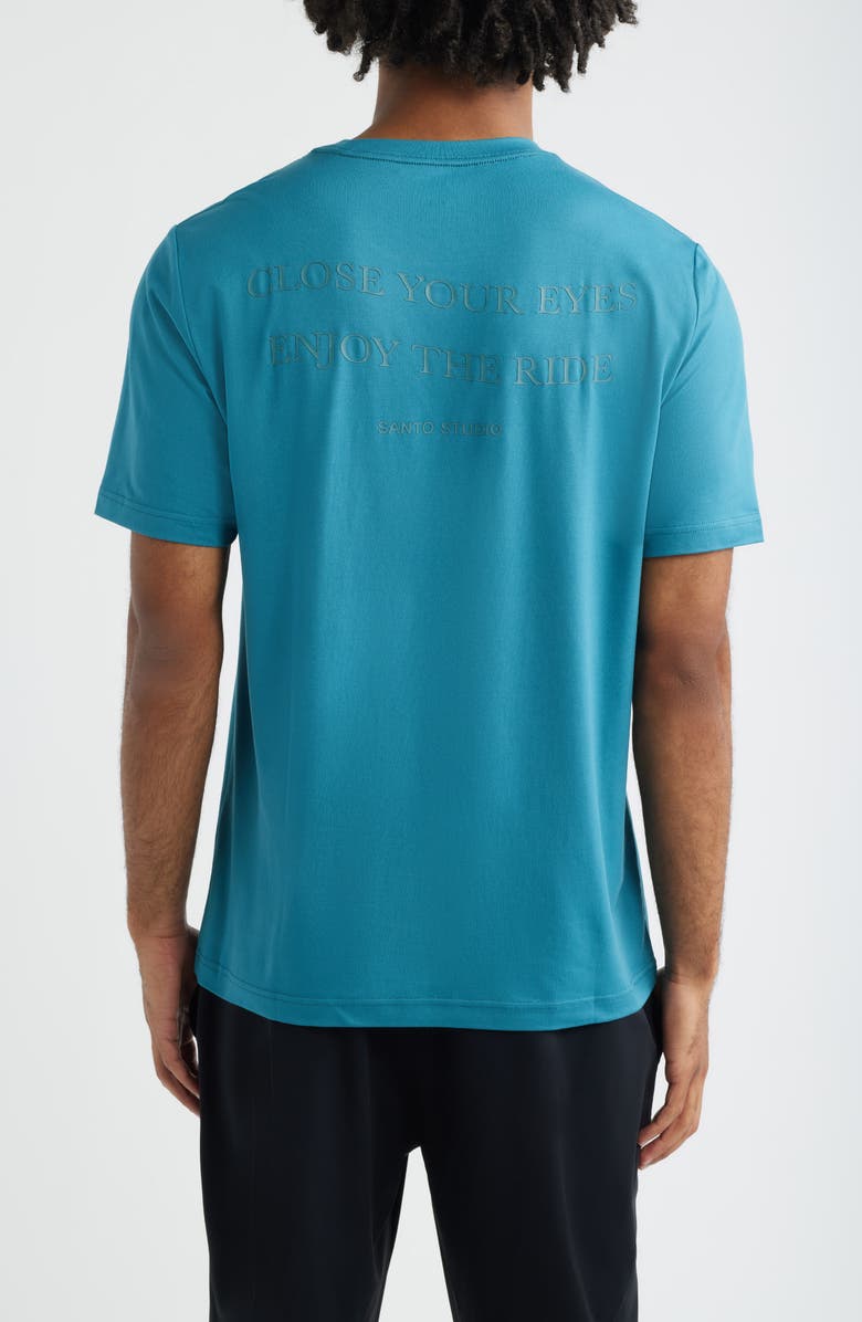 SANTO STUDIO Tempo Enjoy Tech Graphic T-Shirt - Ryan Sheckler Edition, Alternate, color, Blue