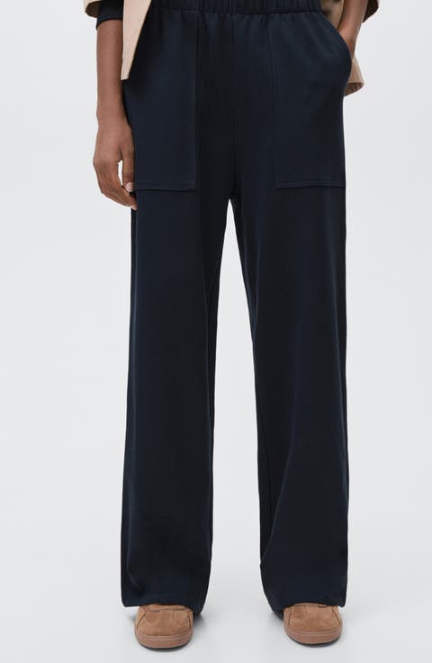 Cotton Wide Leg Pants