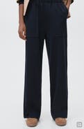 MANGO TEEN Cotton Wide Leg Pants