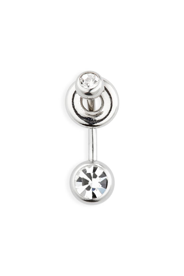 Mindy Crystal Embellished Single Post Back Earring, Main, color, CRYSTAL