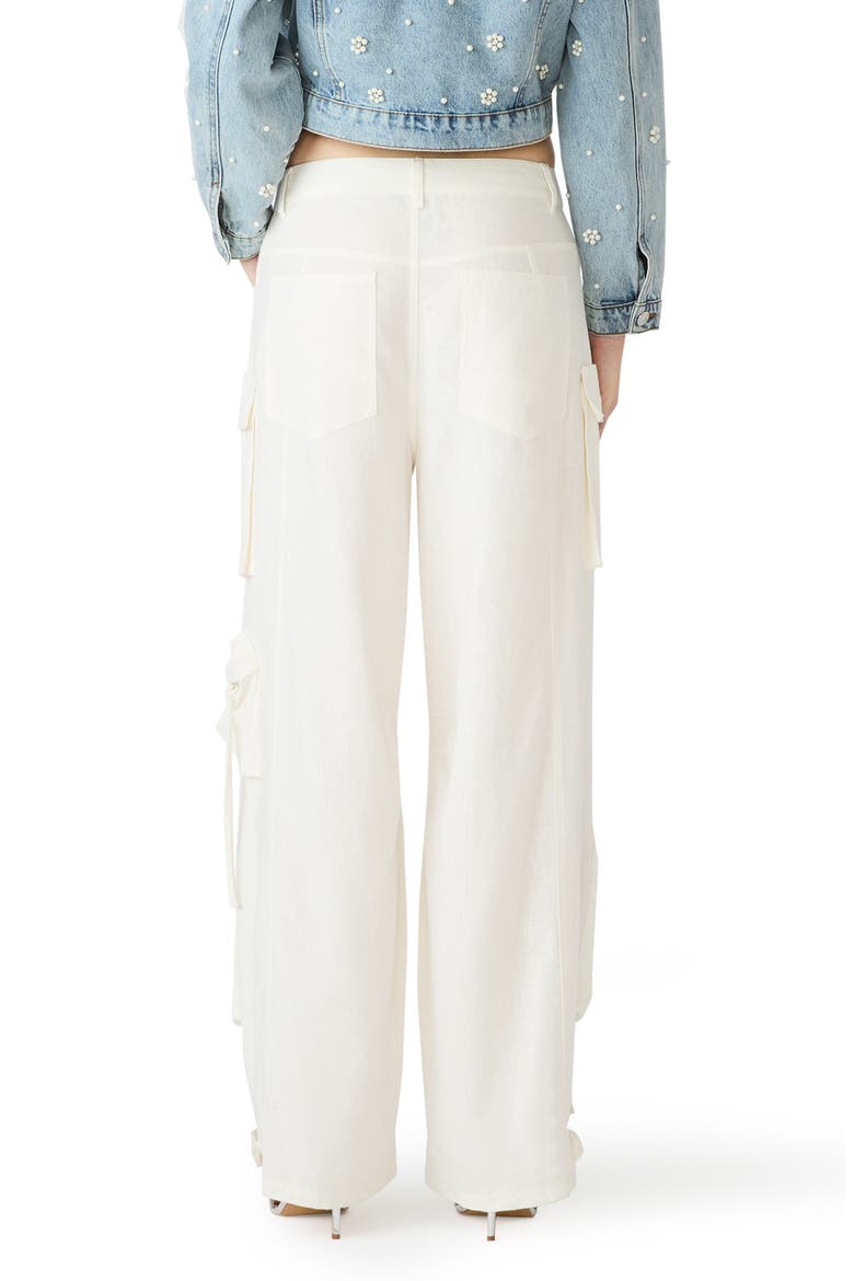 Duo Linen Blend Cargo Pants, Alternate, color, ANTIQUE