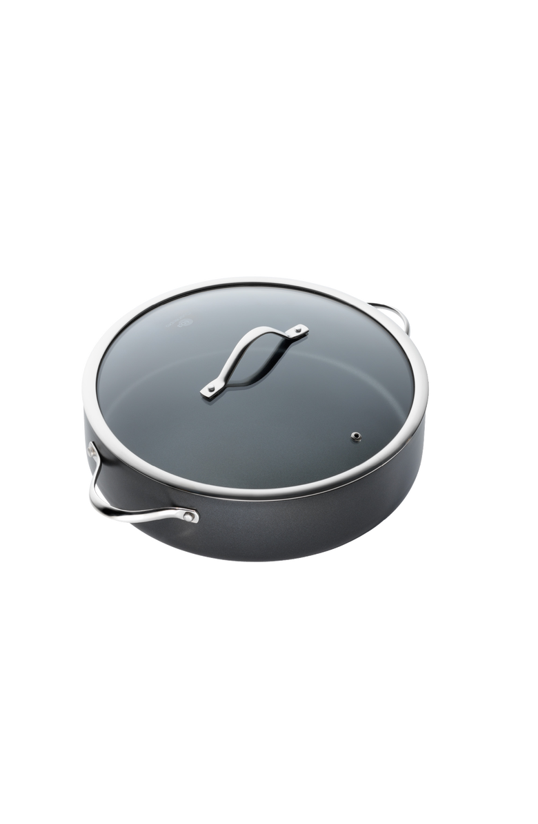 Cuisine::pro<sup>®</sup> iD3<sup>®</sup> Sauté Pan with Lid 7.2 Qt., Main, color, Black