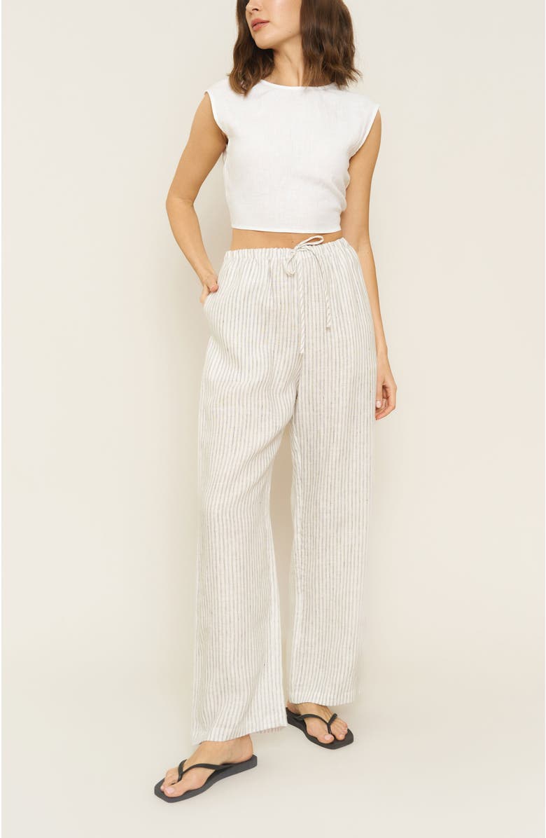 Whimsy + Row Kira Pants, Main, color, Stripe
