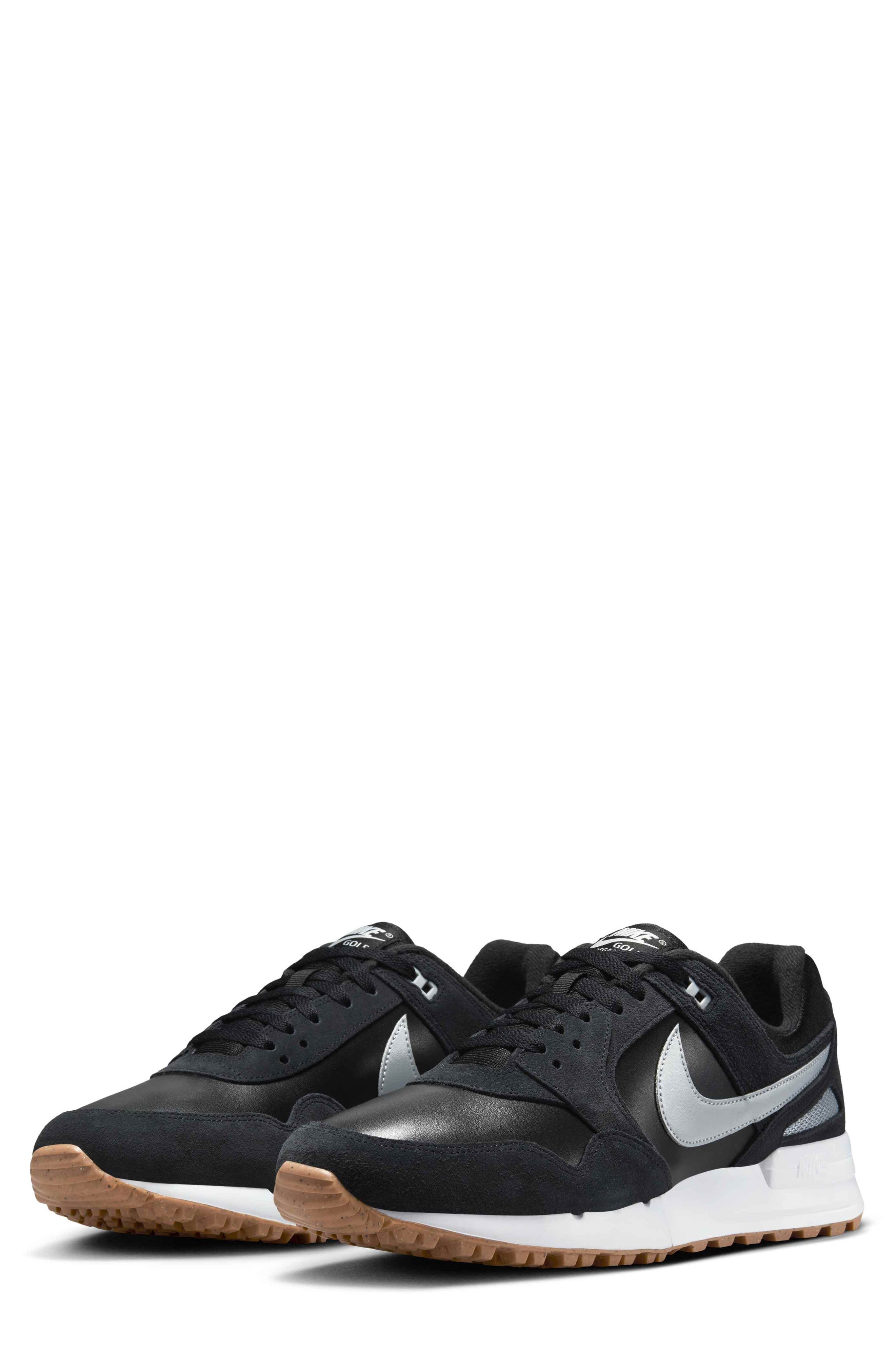 Nike Air Pegasus '89 G Waterproof Golf Shoe, Main, color, Black/ White/ Wolf Grey