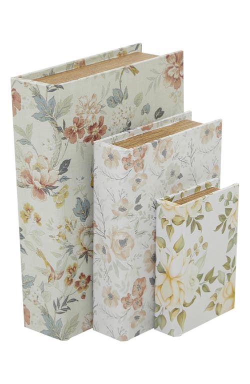 SONOMA SAGE HOME SONOMA SAGE HOME SET OF 3 FAUX BOOK BOXES