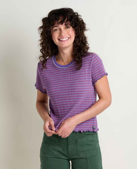 Foothill Pointelle Short Sleeve Baby Tee