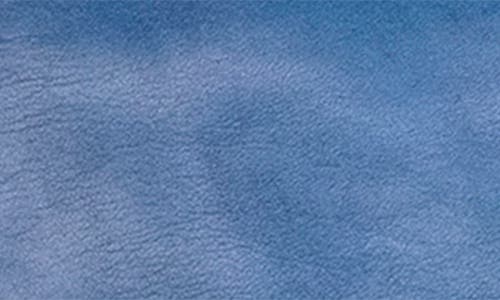 Portolano Silk Lined Leather Gloves In Blue