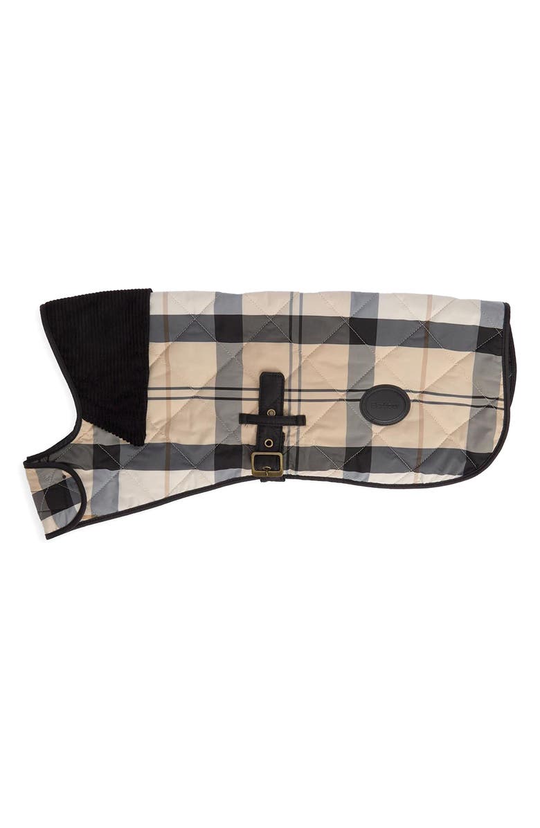 Barbour Quilted Tartan Dog Coat, Alternate, color,