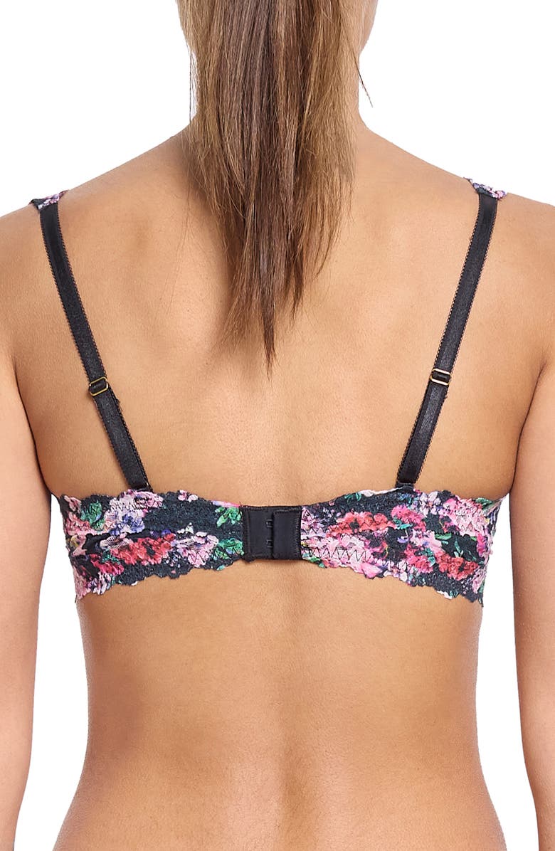 Hanky Panky Signature Lace Underwire Balconette Bra, Alternate, color, Dark Peonies