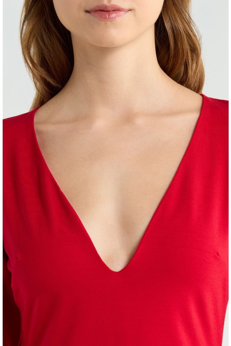 Mel Knit Minidress, Alternate, color, LIPSTICK