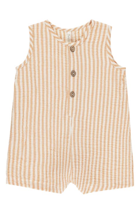 Maverick Cotton Seersucker Romper (Baby)