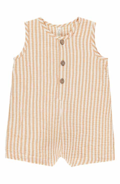 Rylee + Cru Maverick Cotton Seersucker Romper