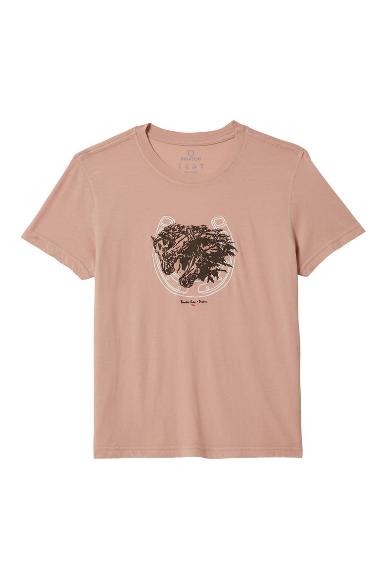 Pony Club Cotton Graphic T-Shirt, Alternate, color, SILVER PINK