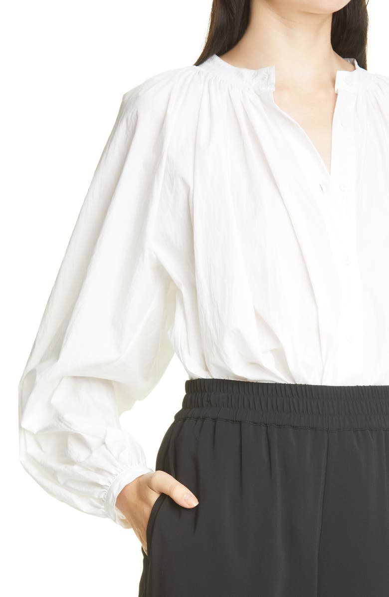 CO Balloon Sleeve Button-Up Blouse, Alternate, color,