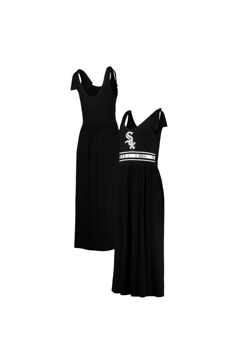 G-III 4HER BY CARL BANKS Women's G-III 4Her by Carl Banks Black Chicago White Sox Game Over Maxi Dress, Main, color, Black
